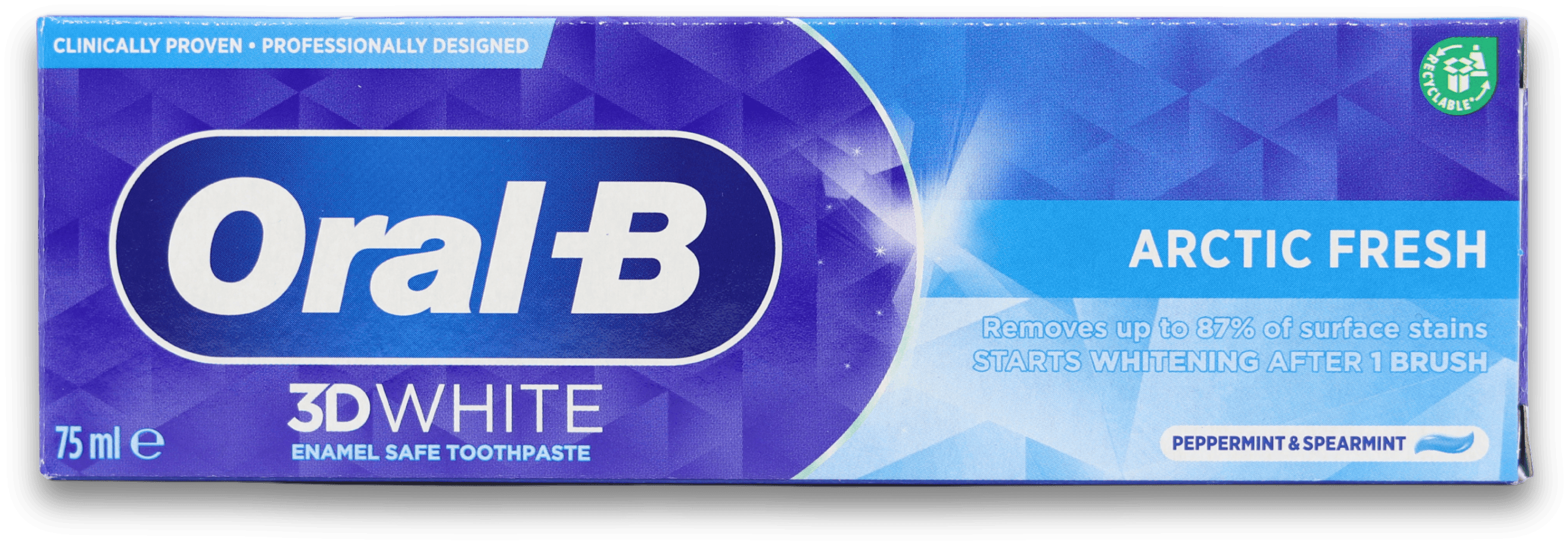 Oral-B 3D White Arctic Fresh Toothpaste 75ml