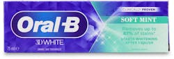 Oral-B 3D White Soft Mint Toothpaste 75ml
