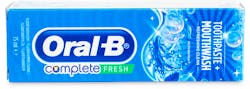 Oral-B Complete Toothpaste + Mouthwash Refreshing Clean 75ml - Peppermint