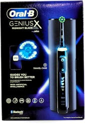 Oral-B GeniusX Midnight Black Bluetooth Electric Toothbrush