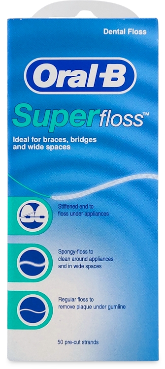 Oral-B Super Floss Pre-Cut 50 Pack