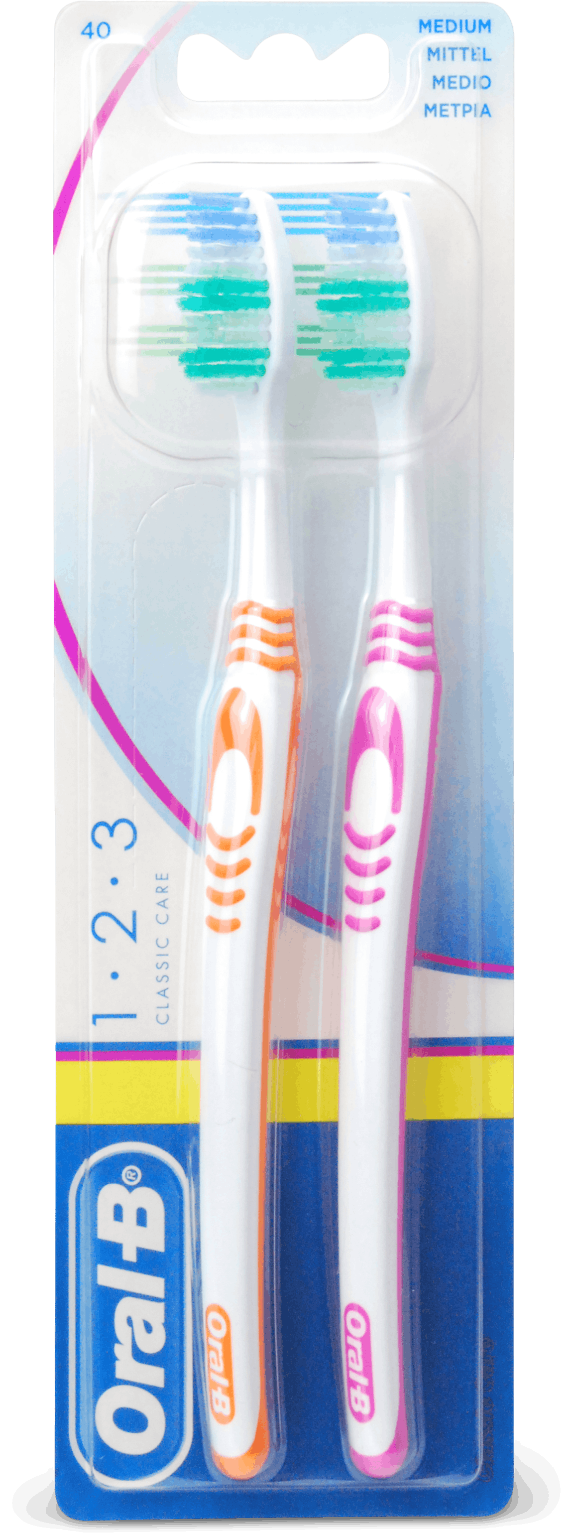 Oral-B Toothbrush Classic Care Medium Twin Pack | Medino