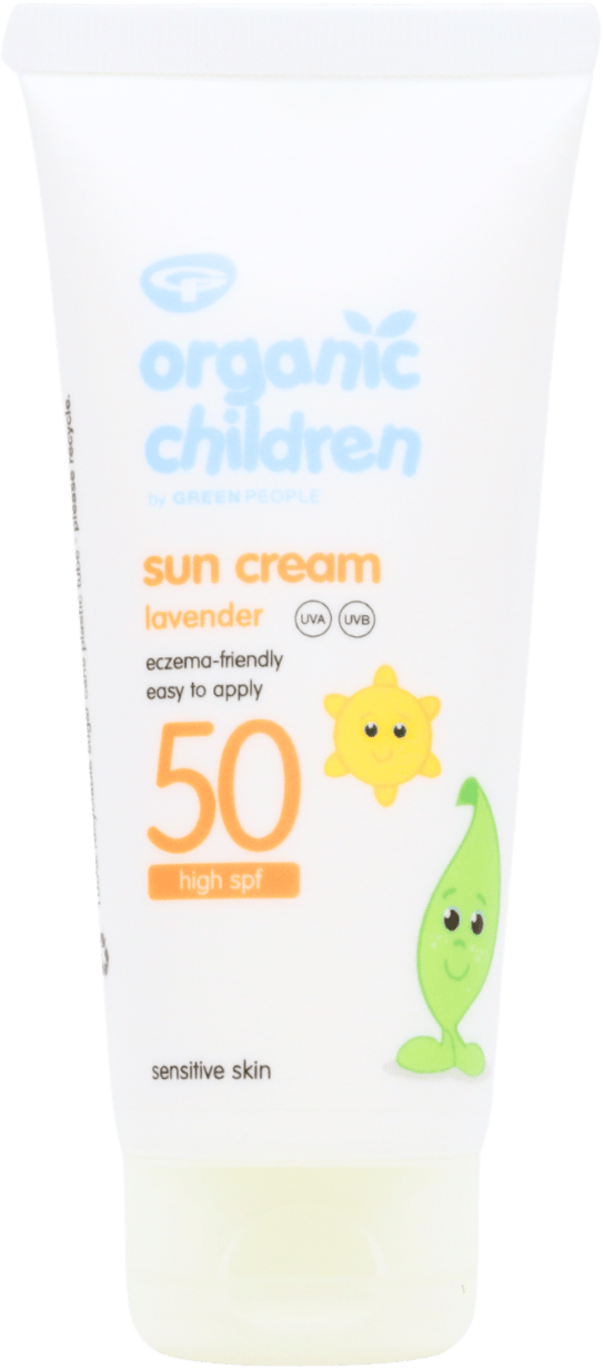 Green People Organic Children Lavender Sun Cream SPF50 100ml