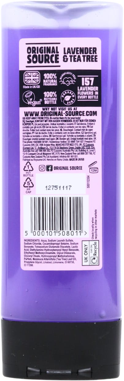 Original Source Lavender & Tea Tree Shower Gel 250ml - 2