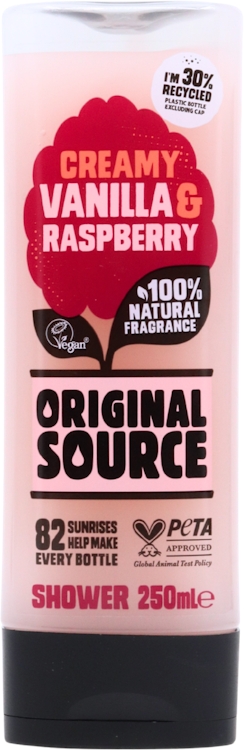 Original Source Creamy Vanilla & Raspberry Shower Gel 250ml