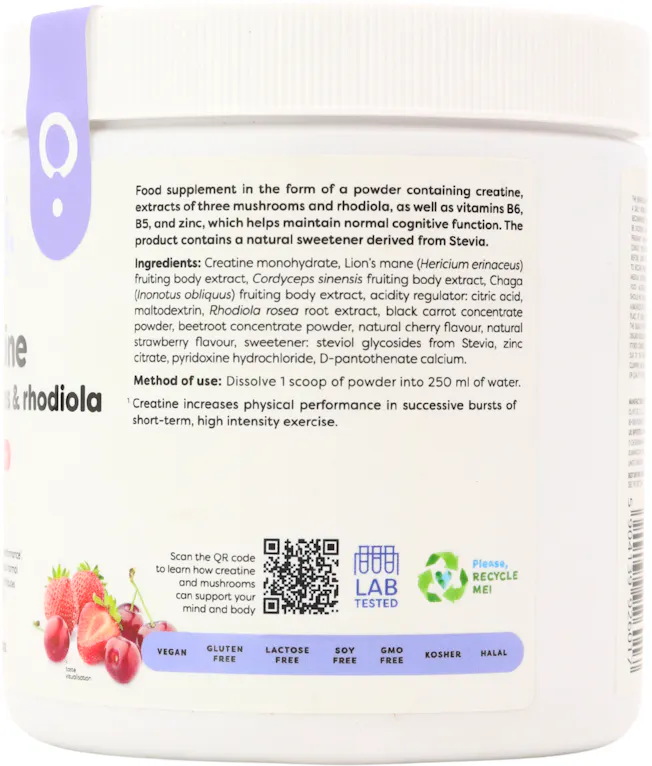 Osavi Creatine Strawberry & Raspberry 250g - 2