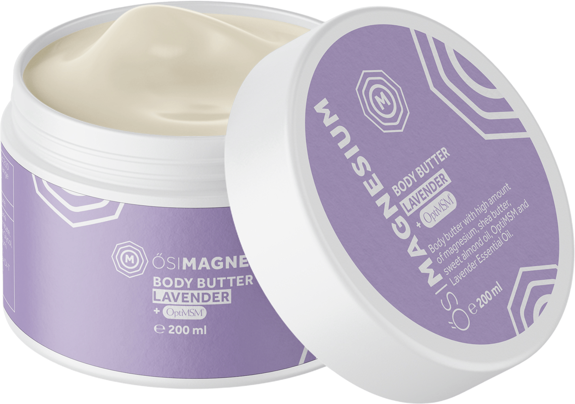 Osi Magnesium Body Butter + OptiMSM Lavender 200ml