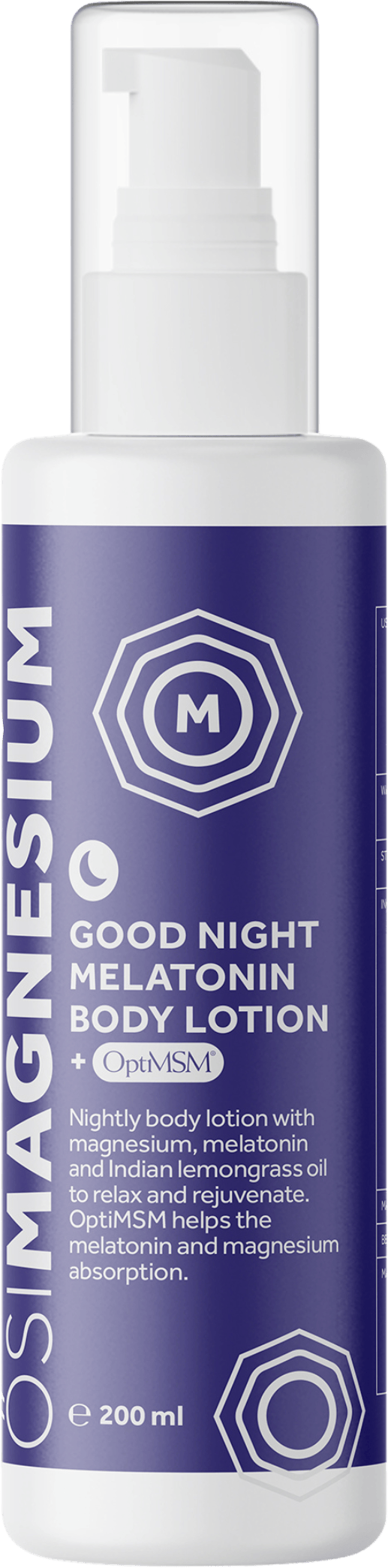 OSI Magnesium Good Night Melatonin Body Lotion + OptiMSM 200ml