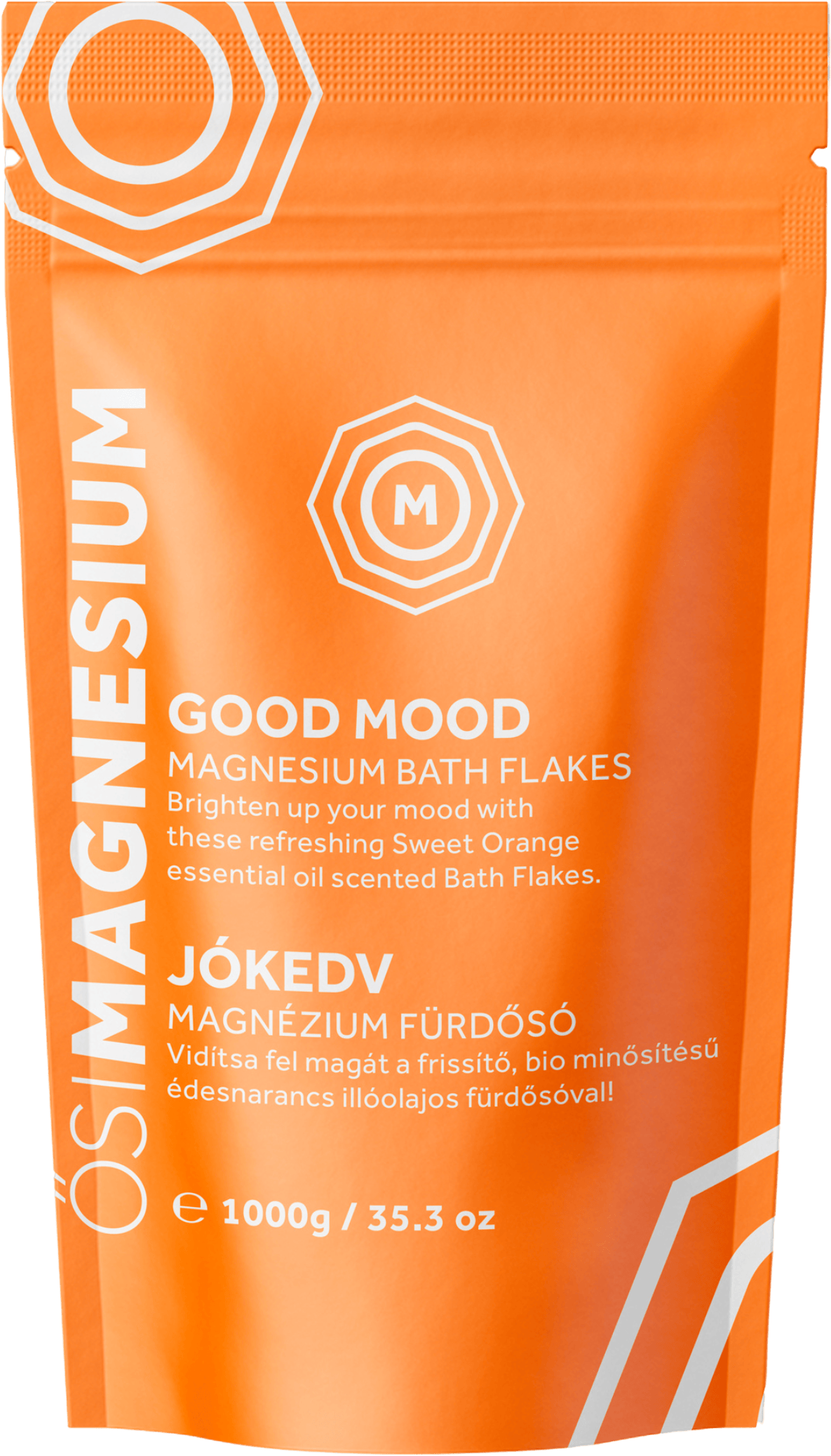 Osi Magnesium Good Mood Mandarin Bath Flakes 1kg