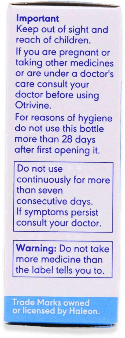 Otrivine Adult Nasal Drops 10ml - 4