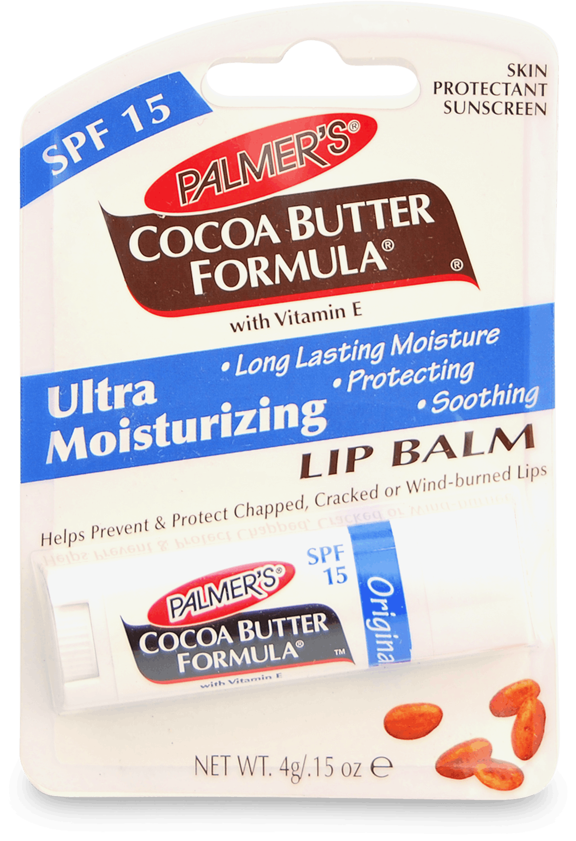 Palmers Cocoa Butter Formula Moisturizing Lip Balm SPF 15 4g | Medino