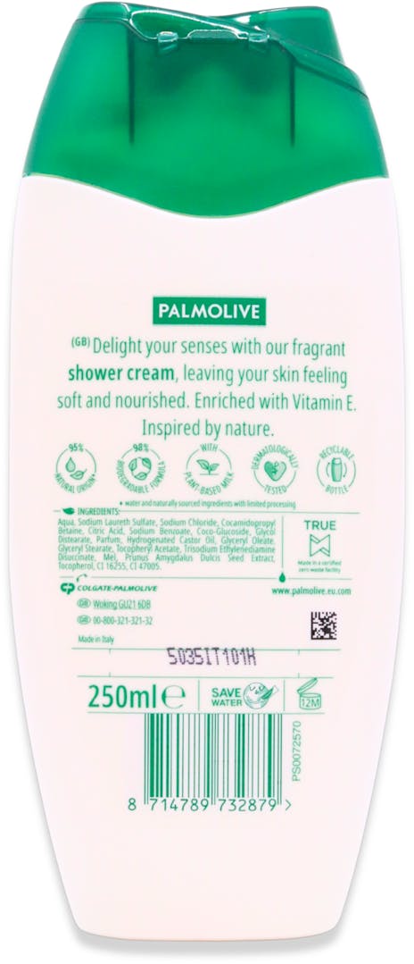 Palmolive Naturals Milk & Honey Shower Cream 250ml - 2