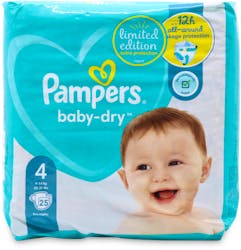 Pampers Baby Dry Maxi Size 4 25 pack