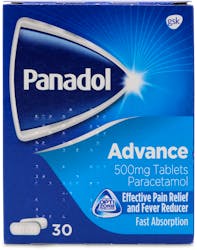 Panadol Advance 500mg 30 Tablets