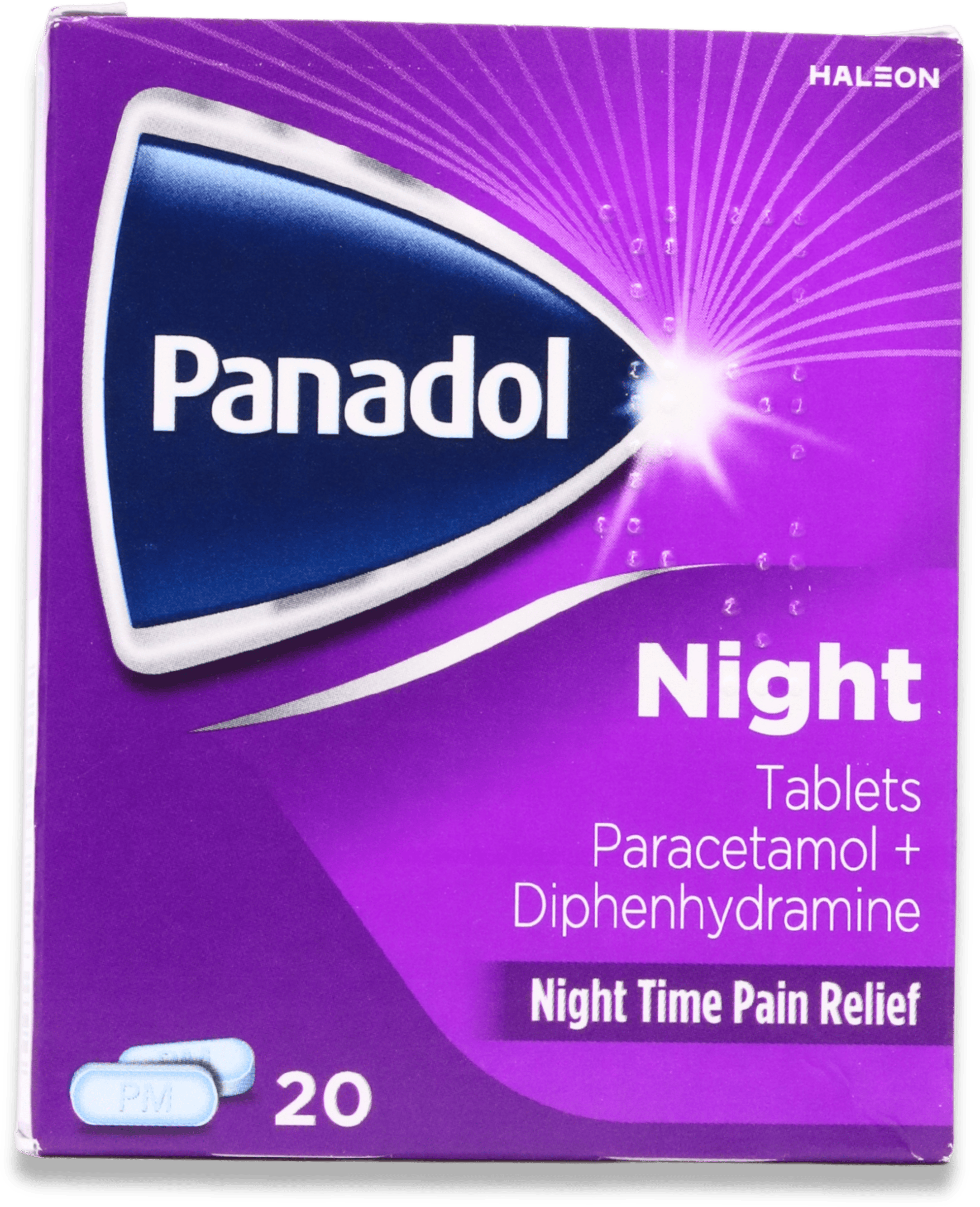 Panadol Night Time Pain Relief 20 Tablets