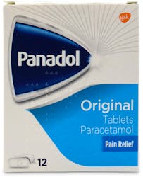 Panadol Orginal Paracetomol 12 Tablets
