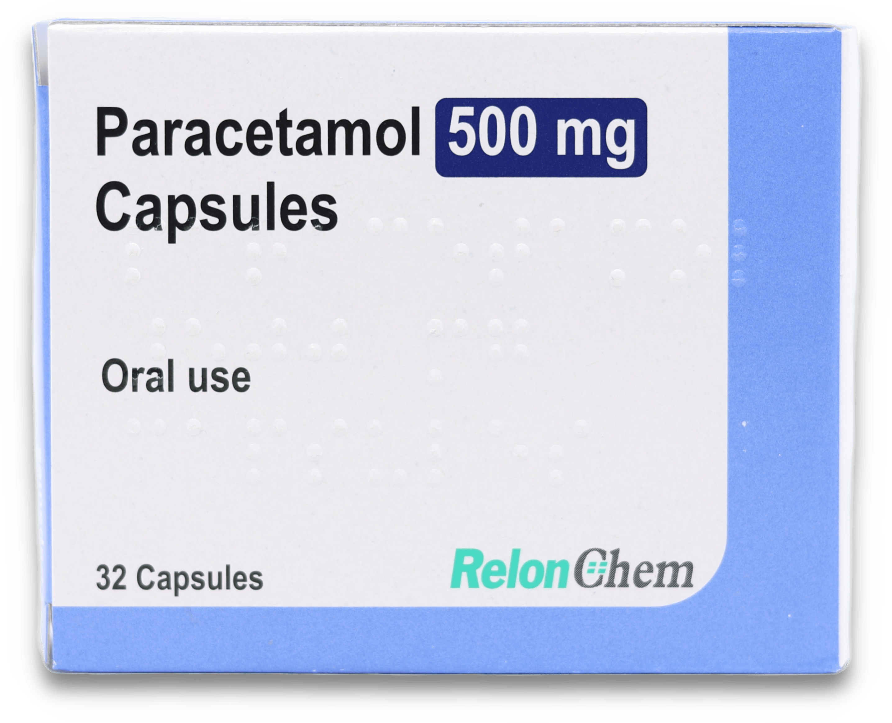 RelonChem Paracetamol 500mg 32 Capsules
