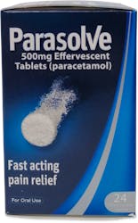 Parasolve 500mg Effervescent 24 Tablets