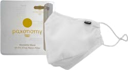 Paxonomy Washable High Filtration Face Mask White with Pouch