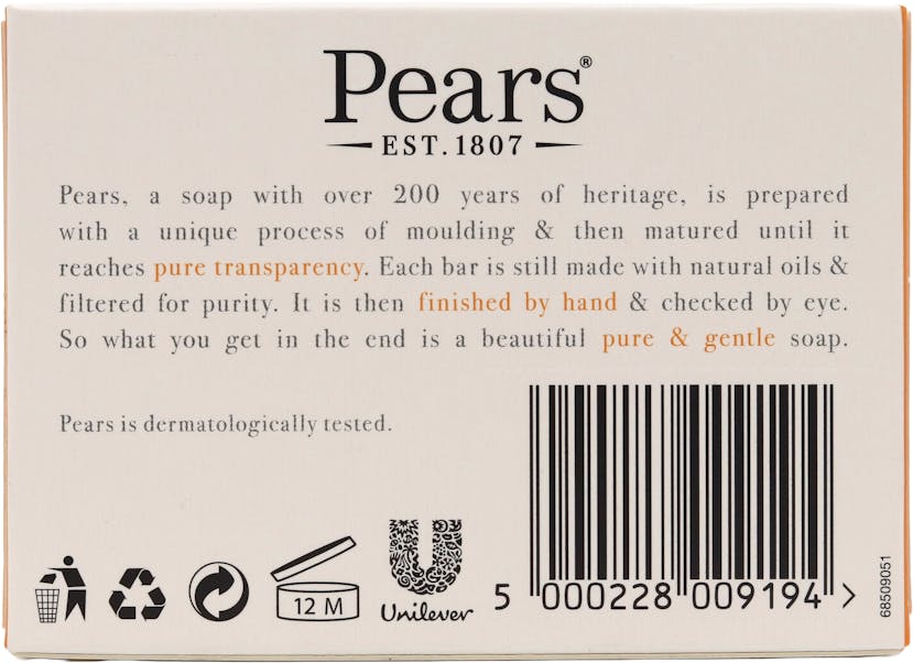 Pears Transparent Soap Bar with Natural Oils 125g - 2