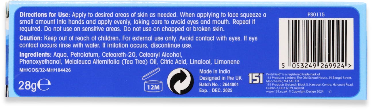 PestShield Cooling & Soothing Cream 28g - 2