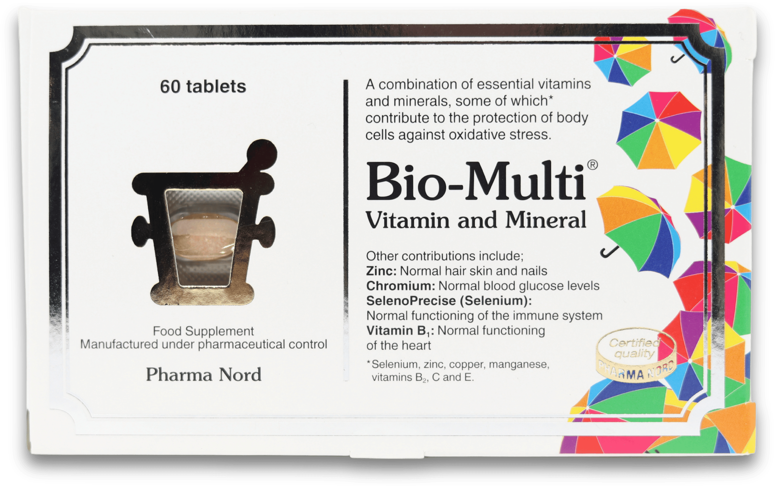 Pharma Nord Bio-Multi Vitamin and Mineral 60 Tablets
