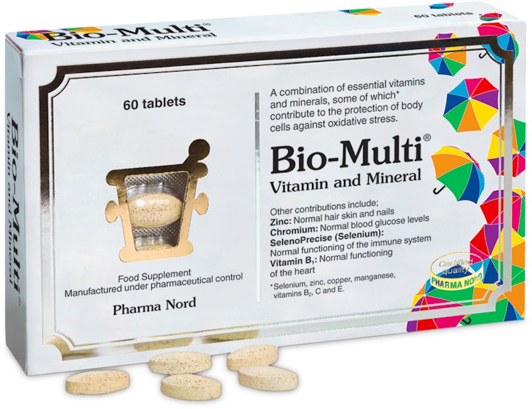 Pharma Nord Bio-Multi Vitamin and Mineral 60 Tablets | medino