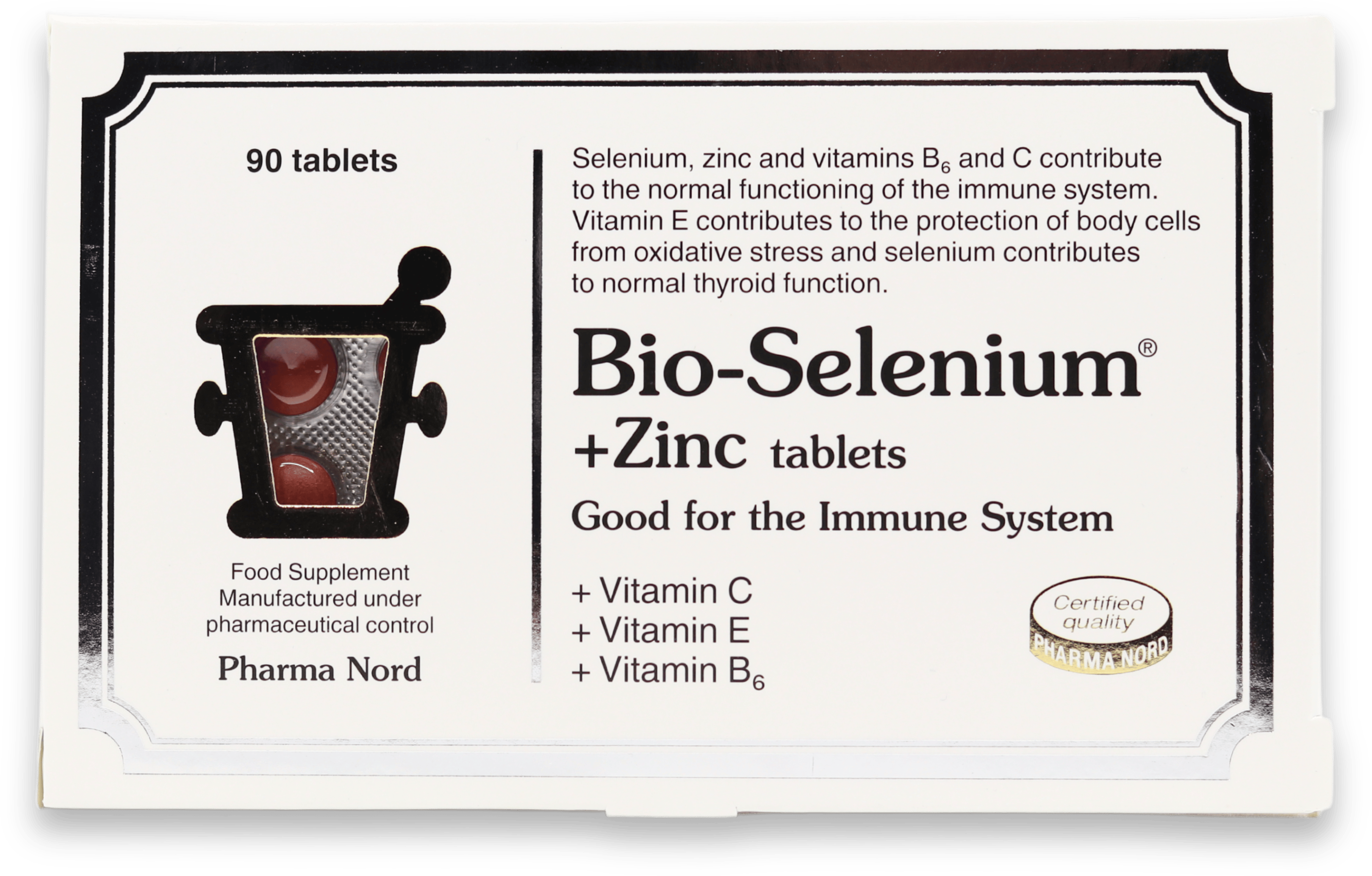 Pharma Nord Bio-Selenium + Zinc 90 Tablets