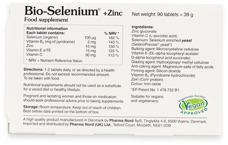 Pharma Nord Bio-Selenium + Zinc 90 Tablets - 2