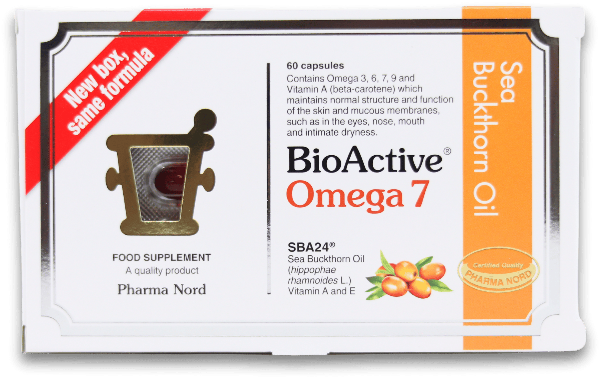 Pharma Nord Omega 7 Sea Buckthorn Oil 60 Capsules