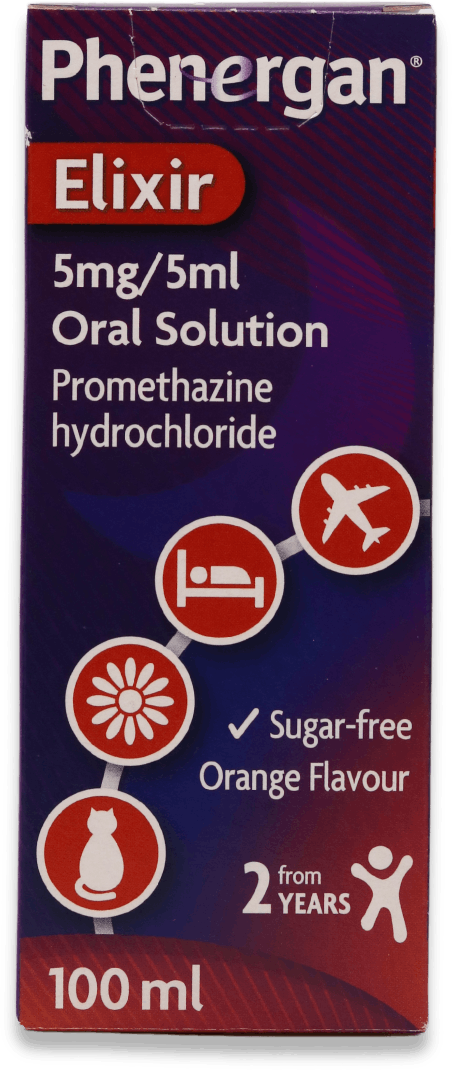 Phenergan Elixir 5mg/5ml Oral Solution 6y+ 100ml