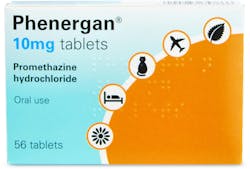 Phenergan 10mg 56 Tablets