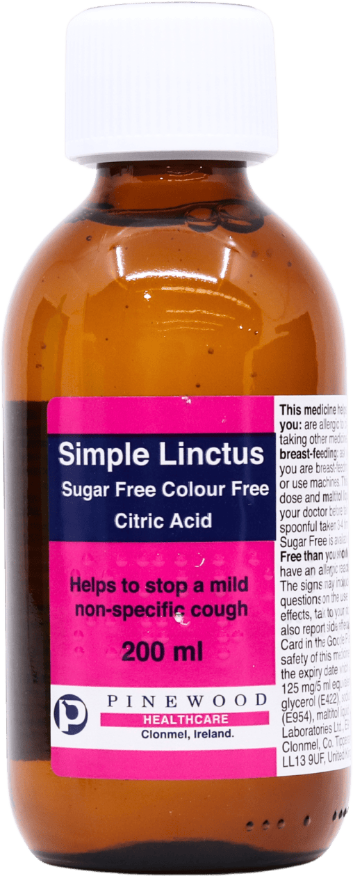 Pinewood Simple Linctus Sugar Free 200ml