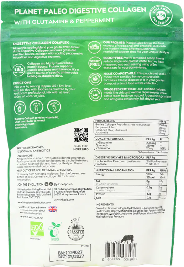Planet Paleo Digestive Collagen 285g - 2