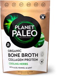 Planet Paleo Organic Bone Broth Collagen Protein - Cooling Herbs 225g
