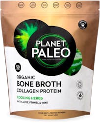 Planet Paleo Organic Bone Broth Collagen Protein - Cooling Herbs 450g
