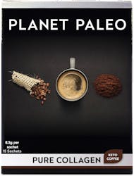 Planet Paleo Pure Collagen Keto Coffee 15 Sachets