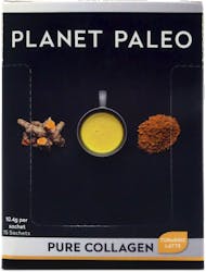Planet Paleo Pure Collagen Turmeric Latte 15 Sachets