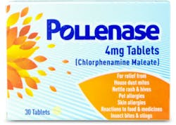 Pollenase Chlorphenamine 4mg 30 Tablets