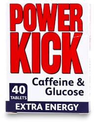 Powerkick Caffeine 40 Tablets