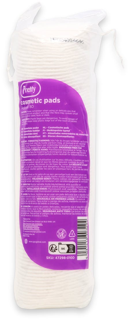 Pretty Cosmetic Pads 80 Pack - 2