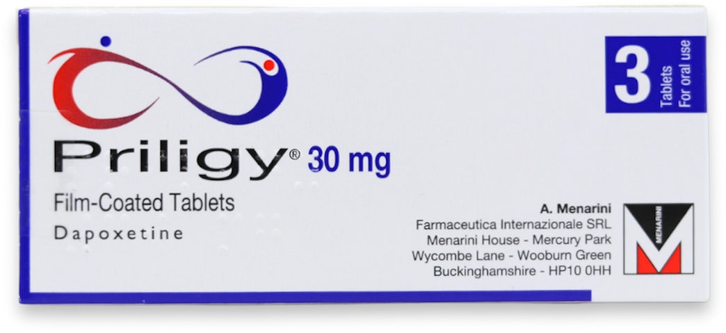 Priligy - Dapoxetine 30mg 3 Tablets