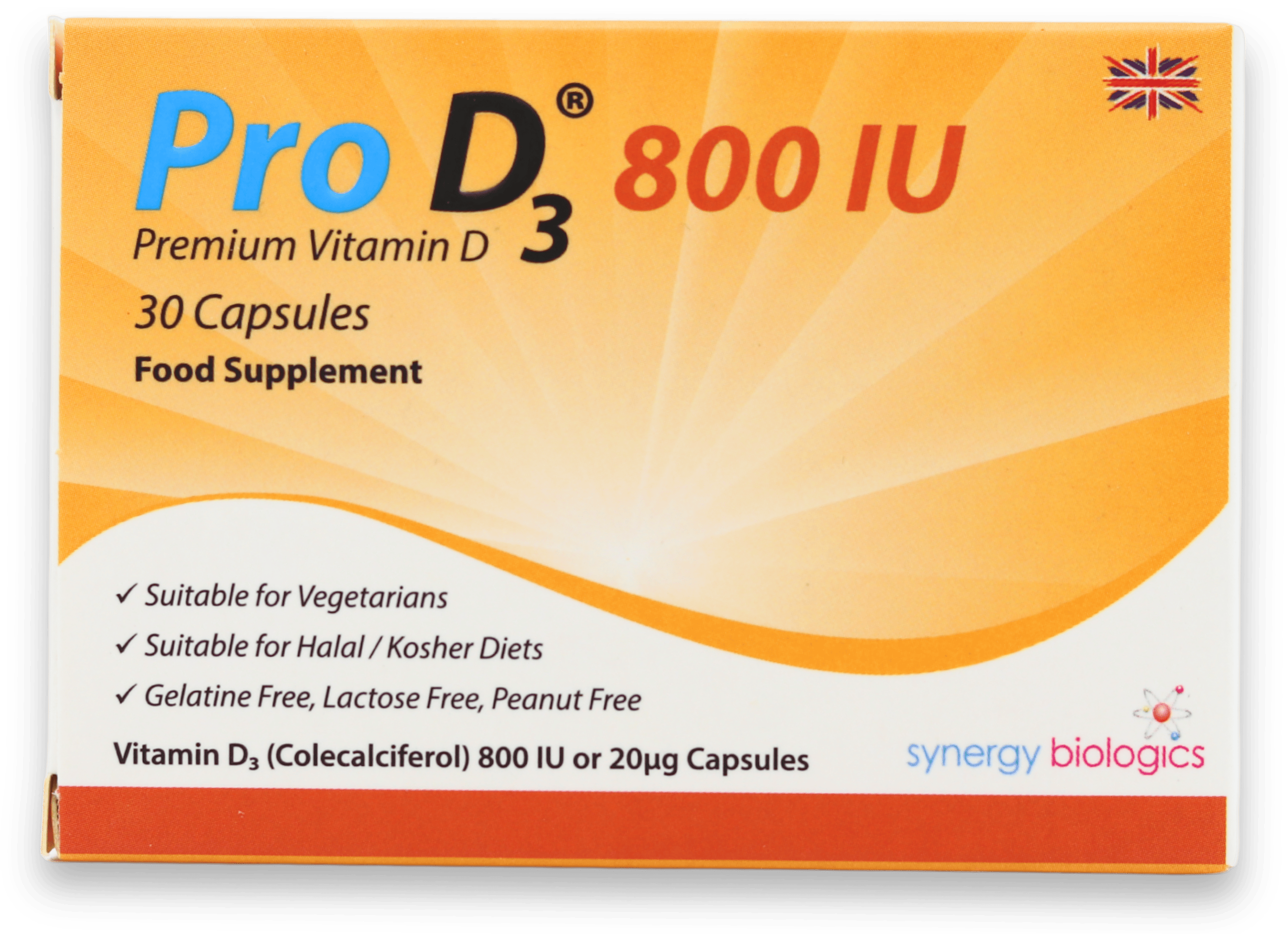Pro D3 800IU 30 Capsules