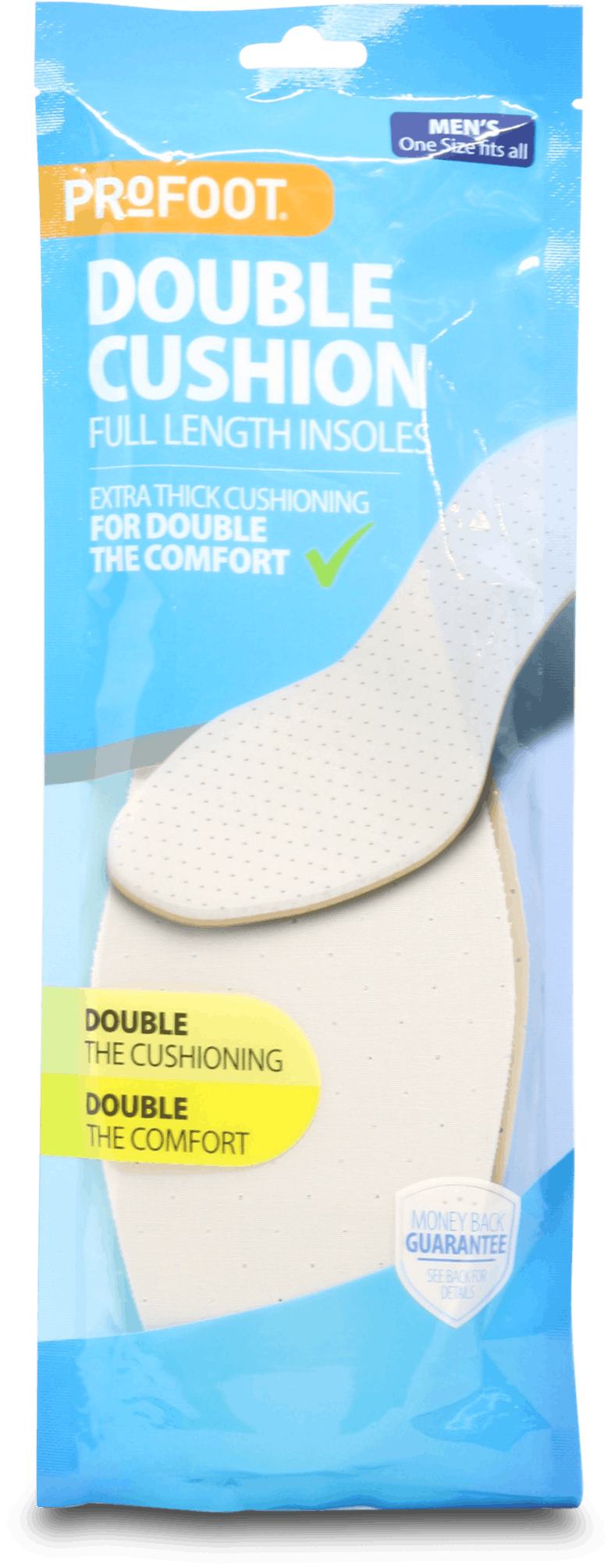 Profoot Mens Double Cushion 1 Pair