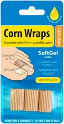 Profoot Softgel Corn Wraps 3 pack