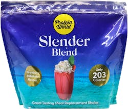 Protein World Slender Blend Strawberry Milkshake Protein Powder 600g
