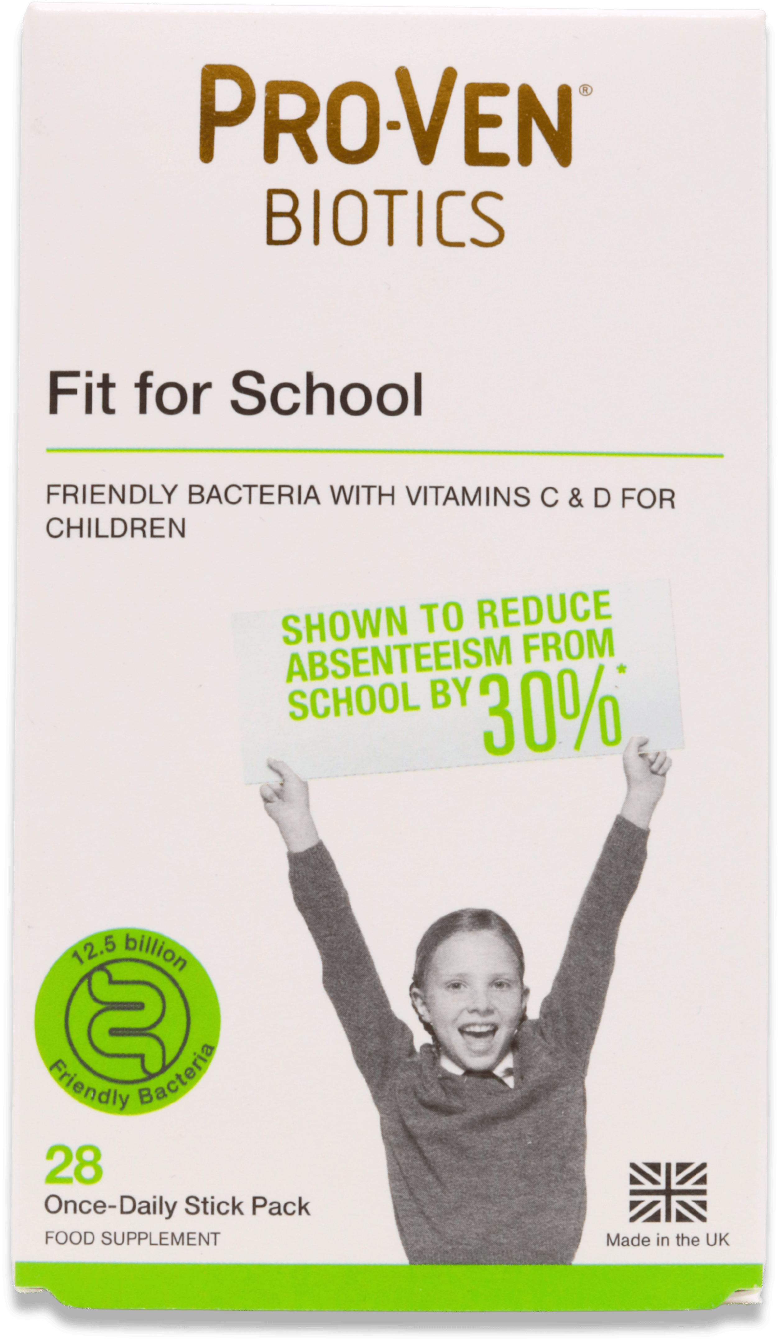 Proven Biotics Fit for School 28 Stick Packs