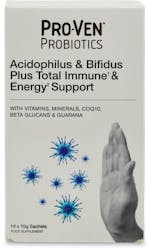 ProVen Probiotics Acidophilus & Bifidus Plus Total Immune & Energy 14 Sachets
