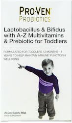 ProVen Probiotics Lactobacillus & Bifidus for Toddlers 60g
