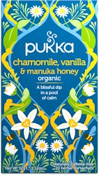 Pukka Organic Lemon, Ginger & Manuka Honey Tea Sachets, 20 count, 1.41 oz
